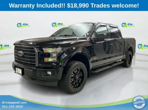 Black 2017 Ford F-150 XLT for sale in New Hope, MN