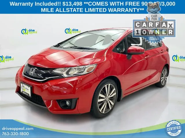 Red 2015 Honda Fit EX for sale in New Hope, MN