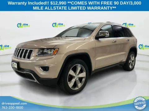 Beige 2014 Jeep Grand Cherokee Limited for sale in New Hope, MN