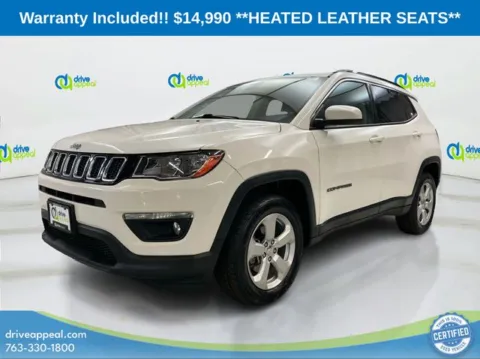 White 2018 Jeep Compass Latitude for sale in New Hope, MN