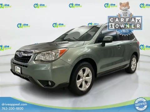 Green 2015 Subaru Forester 2.5i Limited for sale in New Hope, MN
