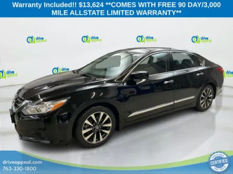 Black 2017 Nissan Altima 2.5 SV for sale in New Hope, MN
