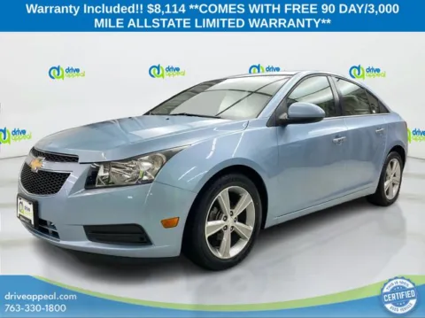 Blue 2012 Chevrolet Cruze 2LT for sale in New Hope, MN