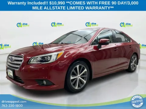 Red 2016 Subaru Legacy 2.5i for sale in New Hope, MN