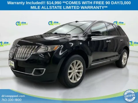 Black 2015 Lincoln MKX for sale in New Hope, MN