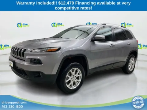 Silver 2017 Jeep Cherokee Latitude for sale in New Hope, MN