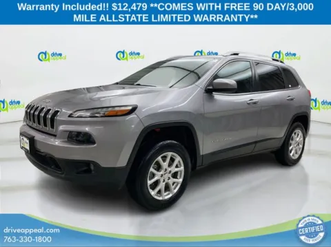Silver 2017 Jeep Cherokee Latitude for sale in New Hope, MN