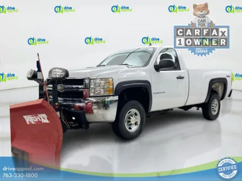 White 2009 Chevrolet Silverado 2500HD Work Truck for sale in New Hope, MN