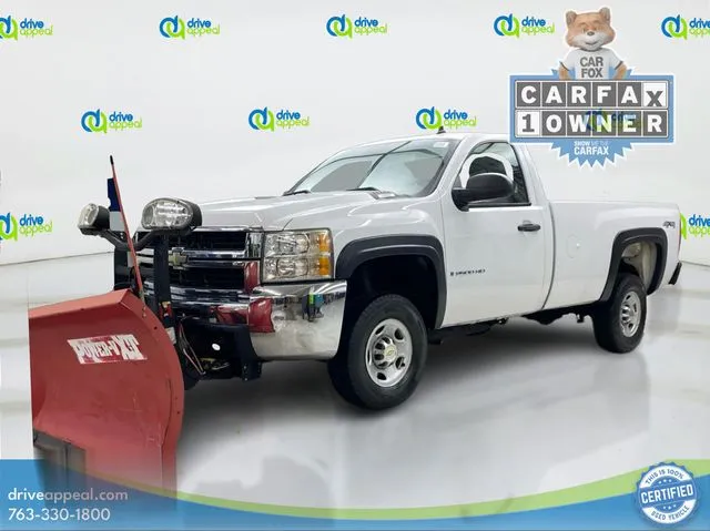 White 2009 Chevrolet Silverado 2500HD Work Truck for sale in New Hope, MN