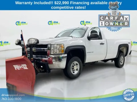 White 2009 Chevrolet Silverado 2500HD Work Truck for sale in New Hope, MN