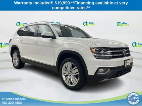 White 2019 Volkswagen Atlas SEL for sale in New Hope, MN