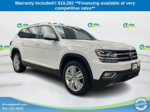 White 2019 Volkswagen Atlas SEL for sale in New Hope, MN