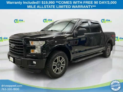 Black 2015 Ford F-150 XLT for sale in New Hope, MN