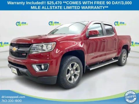 Red 2018 Chevrolet Colorado Z71 for sale in New Hope, MN