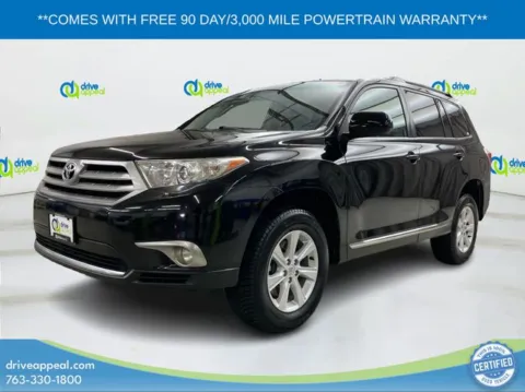 Black 2013 Toyota Highlander Base Plus V6 for sale in New Hope, MN