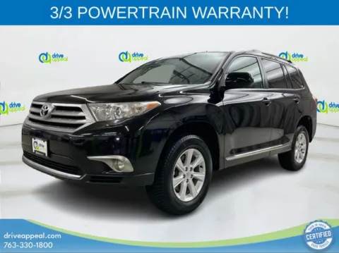 Black 2013 Toyota Highlander Base Plus V6 for sale in New Hope, MN