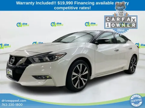 White 2018 Nissan Maxima 3.5 SL for sale in New Hope, MN
