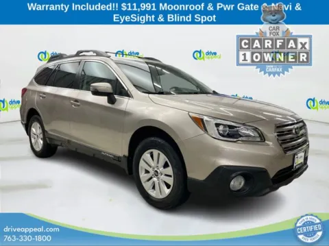 Another view of 2015 Subaru Outback 2.5i Premium for sale in New Hope, MN at Drive Appeal New Hope