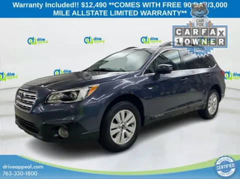Gray 2016 Subaru Outback 2.5i Premium for sale in New Hope, MN