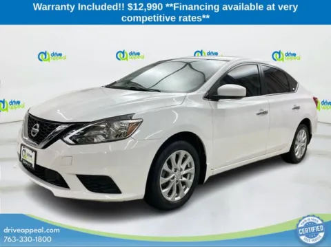 White 2019 Nissan Sentra S for sale in New Hope, MN