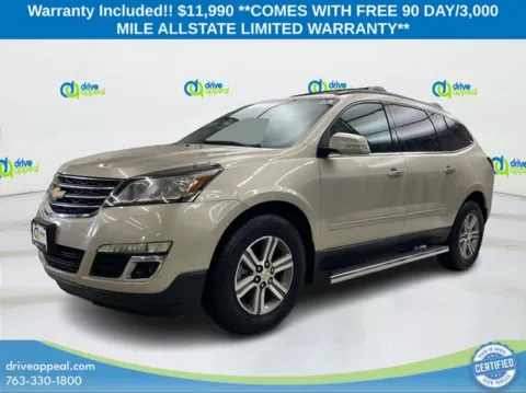 Silver 2016 Chevrolet Traverse LT for sale in New Hope, MN