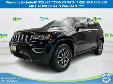 Black 2021 Jeep Grand Cherokee Limited for sale in New Hope, MN