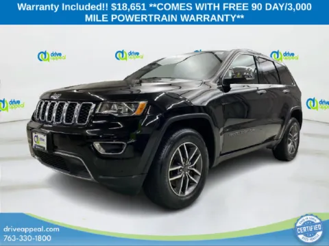 Black 2021 Jeep Grand Cherokee Limited for sale in New Hope, MN
