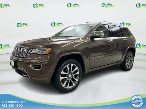 Brown 2017 Jeep Grand Cherokee Overland for sale in New Hope, MN