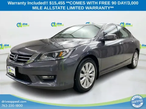 Gray 2014 Honda Accord EX-L for sale in New Hope, MN