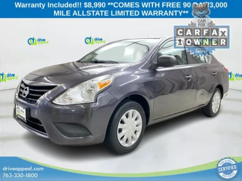 Gray 2015 Nissan Versa 1.6 S for sale in New Hope, MN