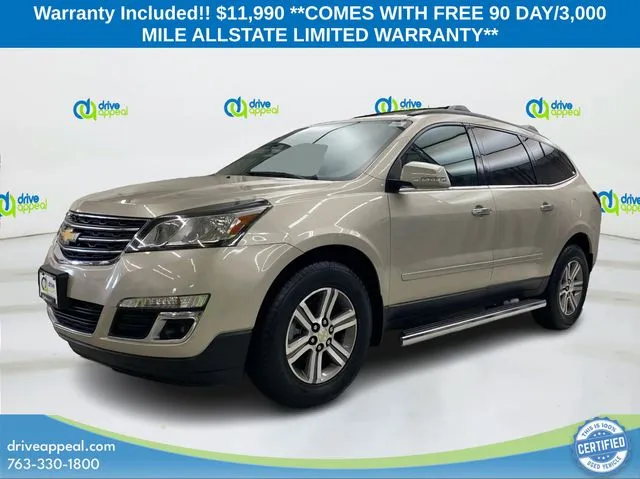Silver 2016 Chevrolet Traverse LT for sale in New Hope, MN