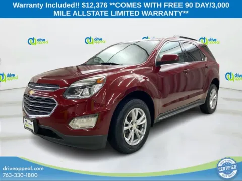 Red 2017 Chevrolet Equinox LT for sale in New Hope, MN