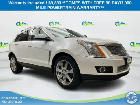 White 2010 Cadillac SRX Turbo Premium for sale in New Hope, MN