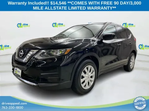 Black 2017 Nissan Rogue S for sale in New Hope, MN