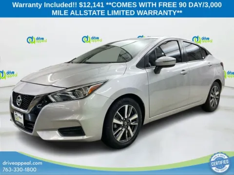 Silver 2021 Nissan Versa 1.6 SV for sale in New Hope, MN