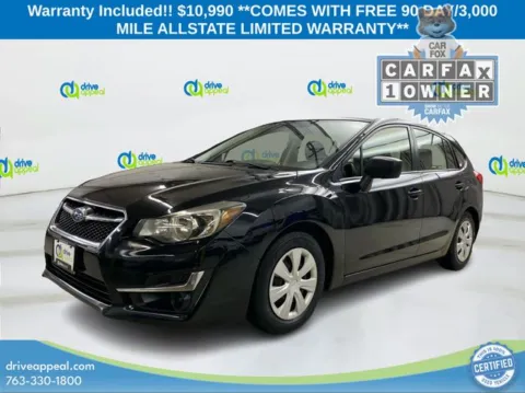 Black 2015 Subaru Impreza 2.0i for sale in New Hope, MN