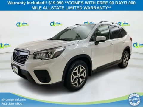White 2020 Subaru Forester Premium for sale in New Hope, MN