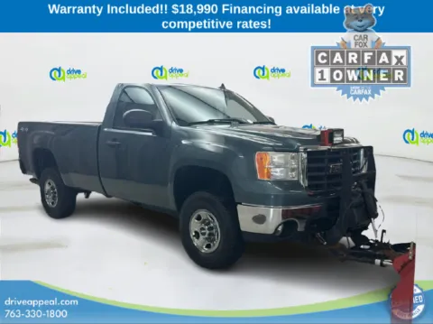 Gray 2007 GMC Sierra 2500 HD Work Truck for sale in New Hope, MN