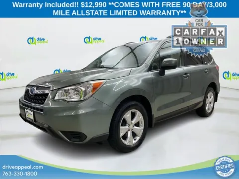 Green 2015 Subaru Forester 2.5i Premium for sale in New Hope, MN