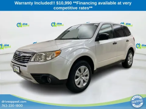 White 2010 Subaru Forester 2.5X for sale in New Hope, MN