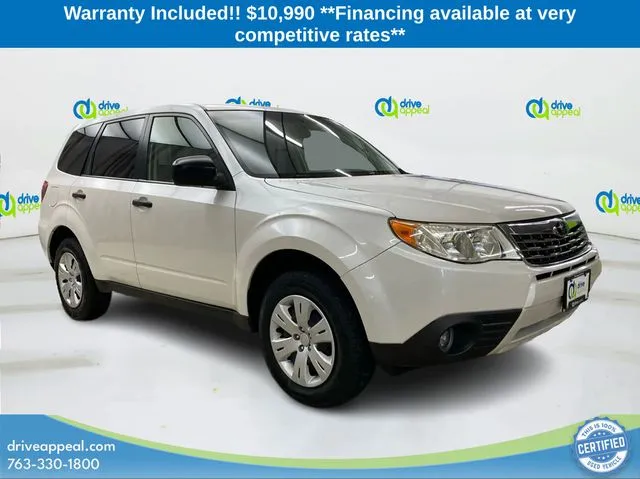 White 2010 Subaru Forester 2.5X for sale in New Hope, MN