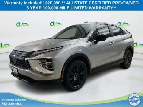 Silver 2023 Mitsubishi Eclipse Cross LE for sale in New Hope, MN