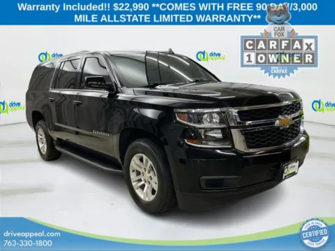 Black 2017 Chevrolet Suburban LT for sale in New Hope, MN