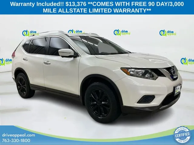 White 2015 Nissan Rogue SV for sale in New Hope, MN