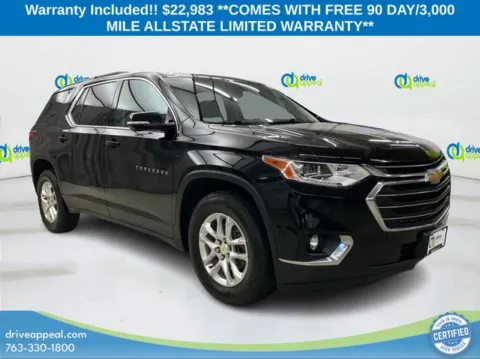 Black 2019 Chevrolet Traverse 3LT for sale in New Hope, MN
