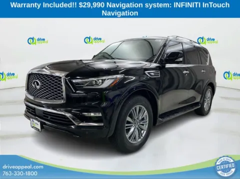 Photos of 2021 INFINITI QX80 LUXE for sale in New Hope, MN at Drive Appeal New Hope