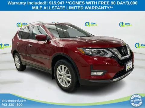 Red 2018 Nissan Rogue SV for sale in New Hope, MN