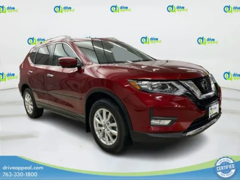 Red 2018 Nissan Rogue SV for sale in New Hope, MN