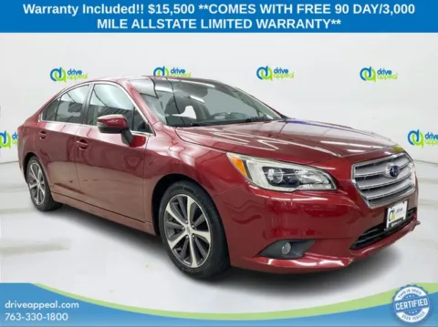 Red 2015 Subaru Legacy 3.6R for sale in New Hope, MN