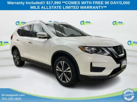 White 2019 Nissan Rogue SV for sale in New Hope, MN